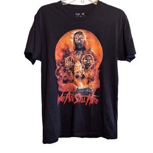 Cavity Colors Unisex We Are Still Here Horror Movie Graphic T-Shirt Black Medium